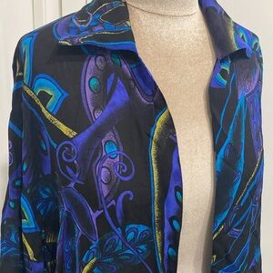 Chico's 💯% Silk Open Front Cardigan | Size Small